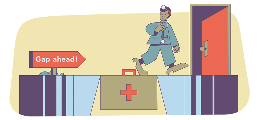illustration - physician career transition