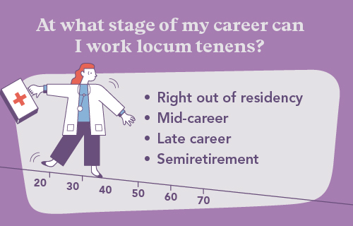 Illustration - locum tenens career stage
