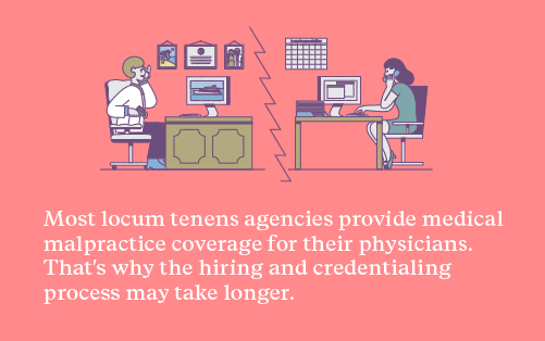 Quote: How locum agencies provide med malpractice for their doctos